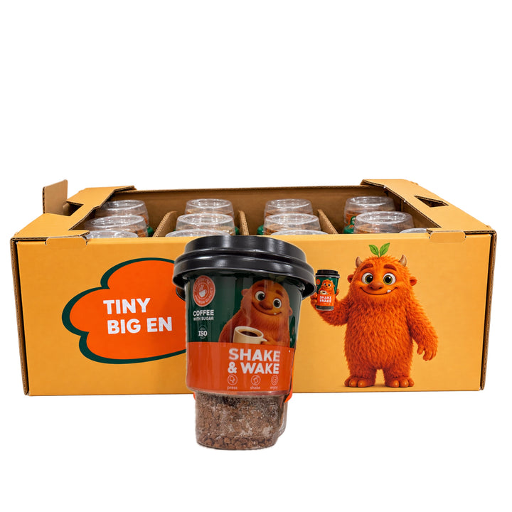 Shake & Wake Original Coffee (170 ml) – 12-Pack Case | Ready-to-Mix Iced Coffee | With Sugar