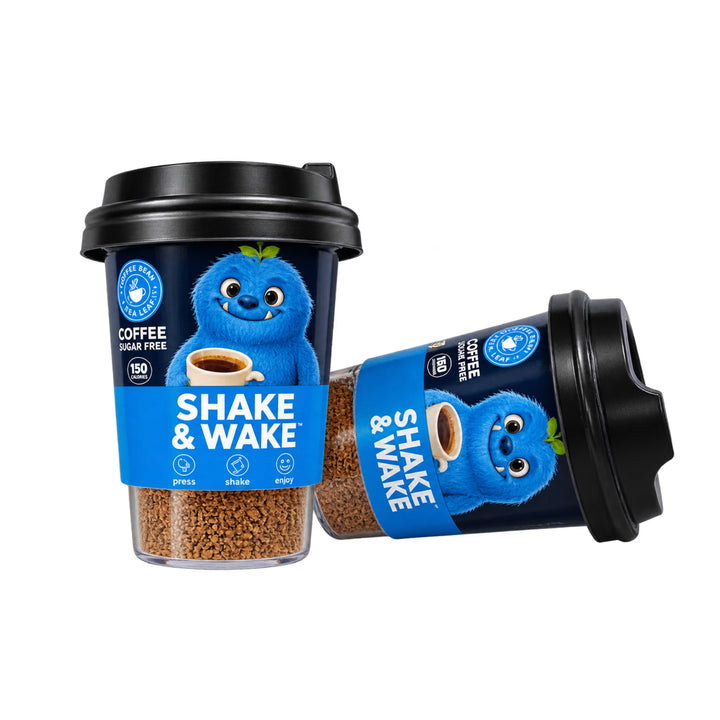 Shake & Wake Sugar Free Coffee (170 ml) – 12-Pack Case | Ready-to-Mix Iced Coffee | Sugar Free