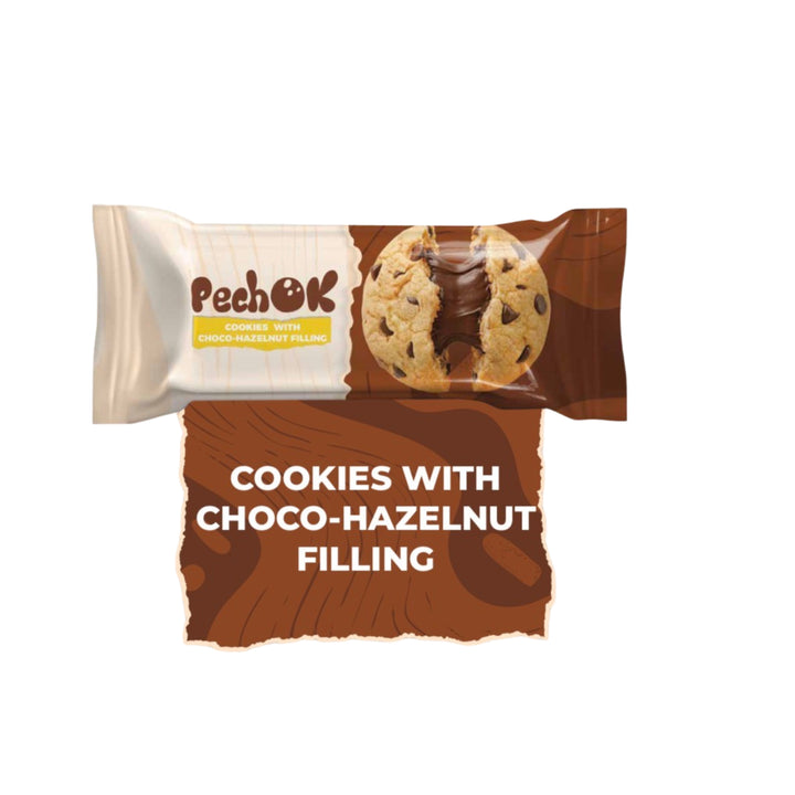 PechOk Chocolate-Hazelnut Filled Cookies (135 g / 4.76 oz)