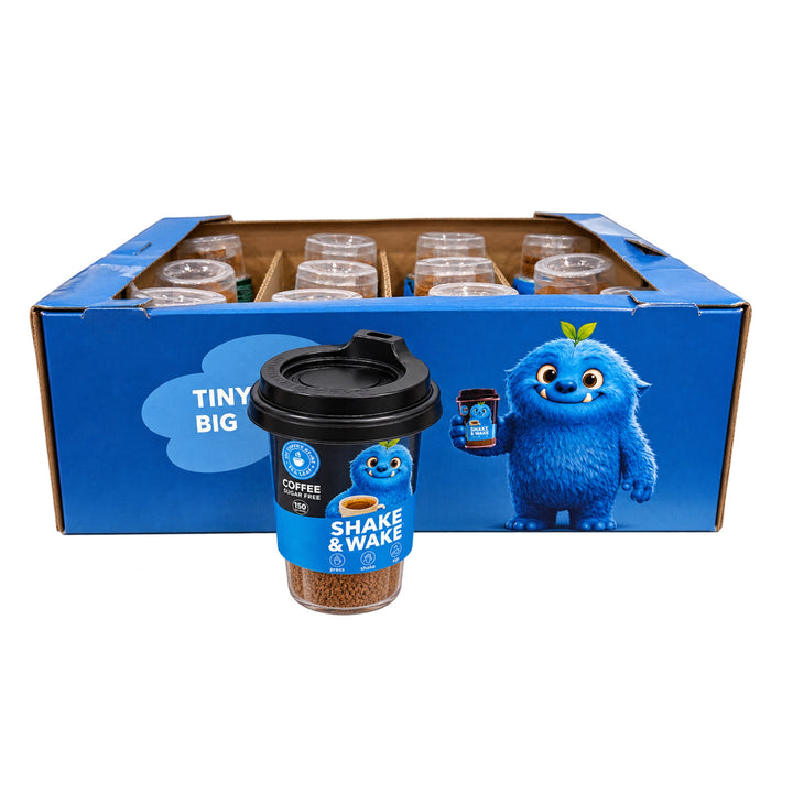 Shake & Wake Sugar Free Coffee (170 ml) – 12-Pack Case | Ready-to-Mix Iced Coffee | Sugar Free