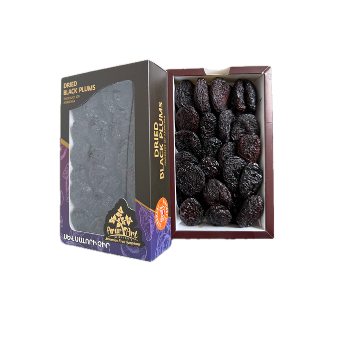 Dried Black Plums (14.11 oz) – Premium Armenian Sun-Dried Plums | 100% Natural | No Added Sugar | Naturally Sweet Fruit Snack