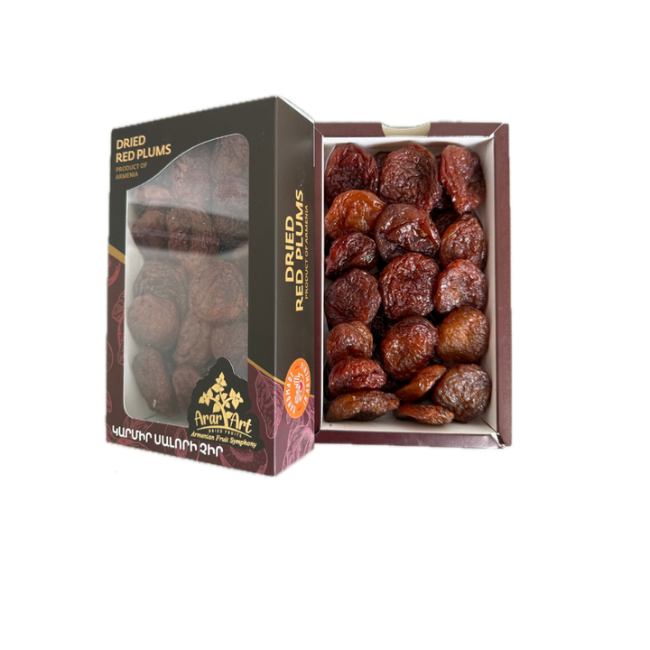 Dried Red Plums (14.11 oz) – Premium Armenian Sun-Dried Plums | 100% Natural | No Added Sugar | Naturally Sweet Fruit Snack